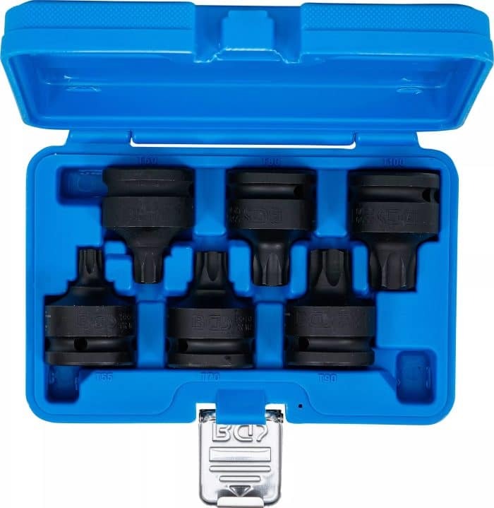 Set-umetaka-za-teretne-bitova-20-mm-34-T-profil-za-Torx-T55-T100-9-dijelni-3 Set umetaka za teretne bitova | 20 mm (3/4") | T-profil (za Torx) T55 - T100 | 9-dijelni - Slika 4