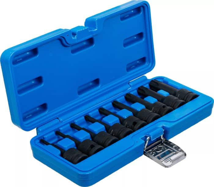 5 mm (1/2") | T-profil (za Torx) T20 - T70 | 9-dijelni