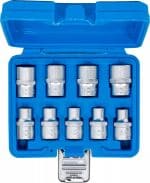 Set umetaka za utični ključ E-profila | 12,5 mm (1/2") | E10 - E24 | 9-dijelni - Slika 4