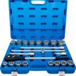 Set utičnih ključeva | pogon 20 mm (3/4") | inčni | 21-dijelni