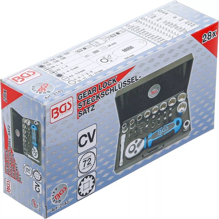 Set utičnih ključeva | pogon 6,3 mm (1/4") | 28-dijelni - Slika 6