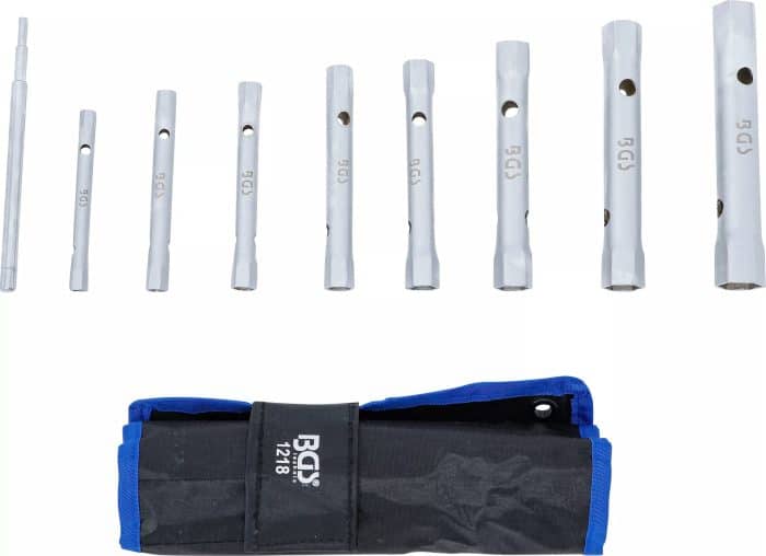 Set utičnih ključeva za cijevi | 6 x 7 - 20 x 22 mm | 9-dijelni - Slika 4