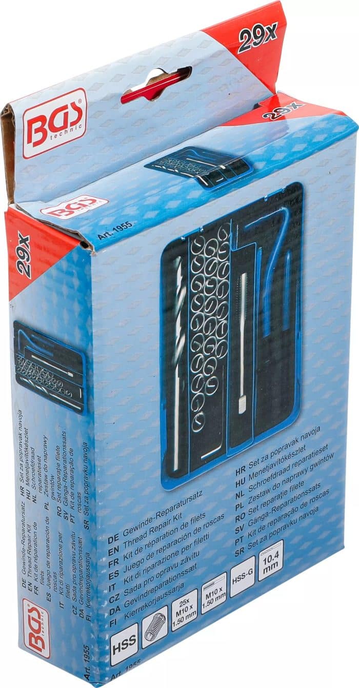 Set za popravak navoja | M10 x 1,5 | 29-dijelni - Slika 6