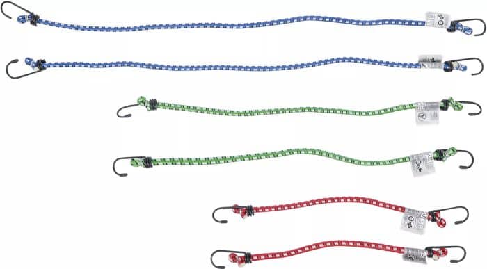 Set zatezača prtljažnika | 300 / 450 / 600 mm | 6-dijelni - Slika 2