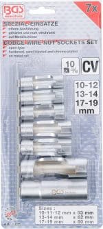 Specijalni set umetaka za utični ključ, s prorezom | 10 mm (3/8") | 10 - 19 mm | 7-dijelni - Slika 4