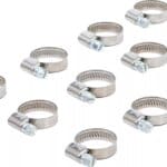 Stezaljka crijeva | nehrđajući čelik | 16 x 25 mm | 10-dijelni