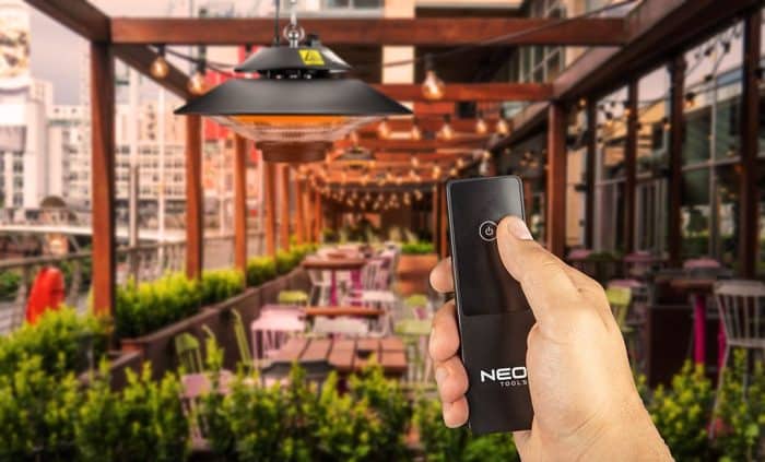 Stropna halogena grijalica 1500W NEO 90-034 - Slika 2