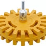 Strugač naljepnica | s lamelama | Ø 100 mm