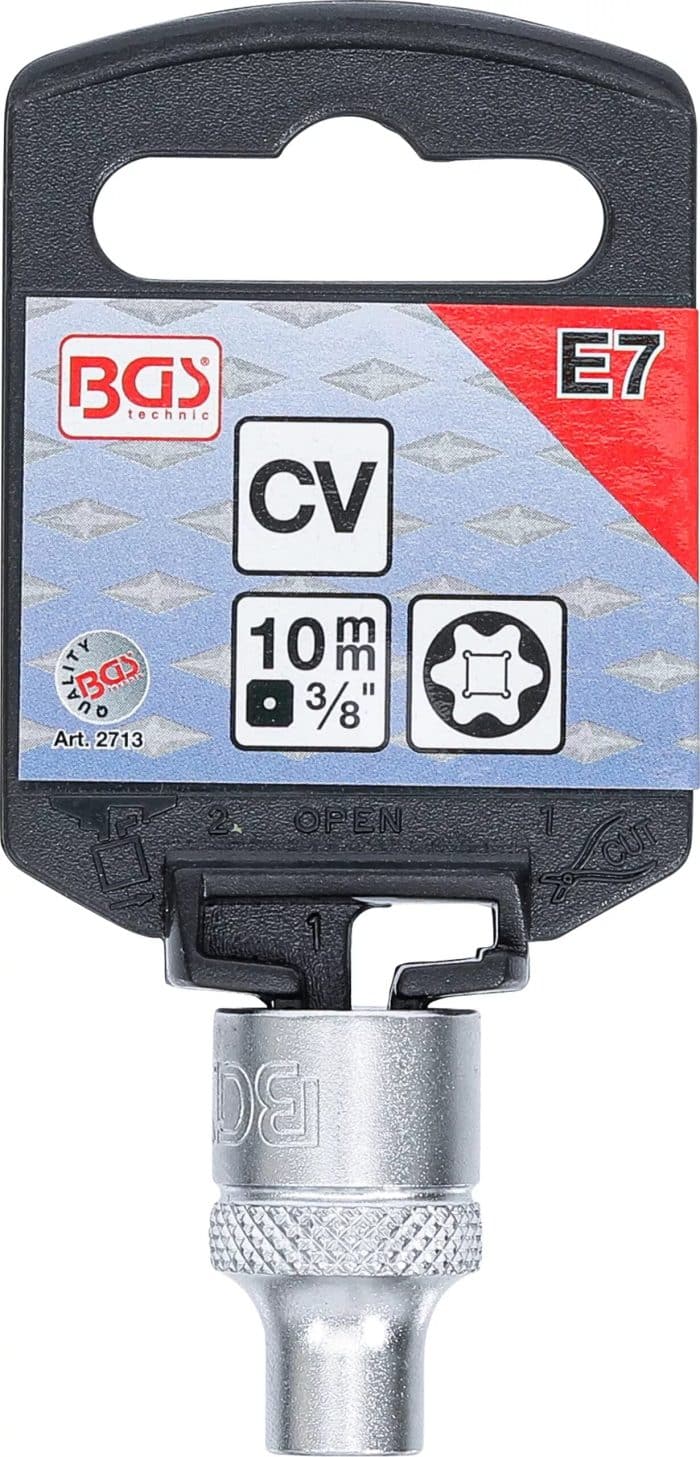 Umetak E-profila za utični ključ | 10 mm (3/8") | E7 - Slika 3