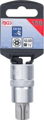 Umetak za bit | 12,5 mm (1/2") | T-profil (za Torx) s provrtom T70 - Slika 2