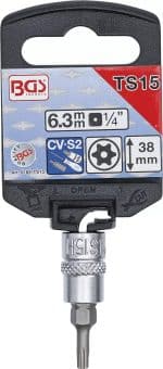 Umetak za bit | 6,3 mm (1/4") | TS-profil (za Torx Plus) s provrtom TS15 - Slika 2
