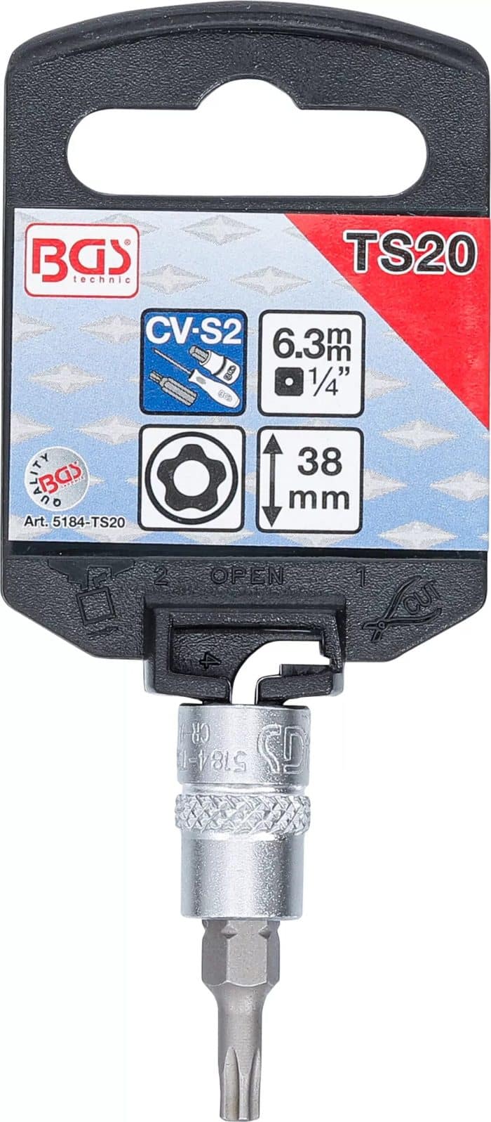 Umetak-za-bit-63-mm-14-TS-profil-za-Torx-Plus-s-provrtom-TS20-9 Umetak za bit | 6,3 mm (1/4") | TS-profil (za Torx Plus) s provrtom TS20 - Slika 2