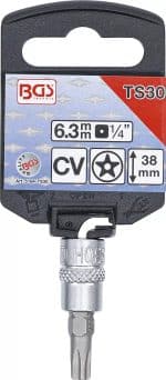 Umetak za bit | 6,3 mm (1/4") | TS-profil (za Torx Plus) s provrtom TS30 - Slika 2