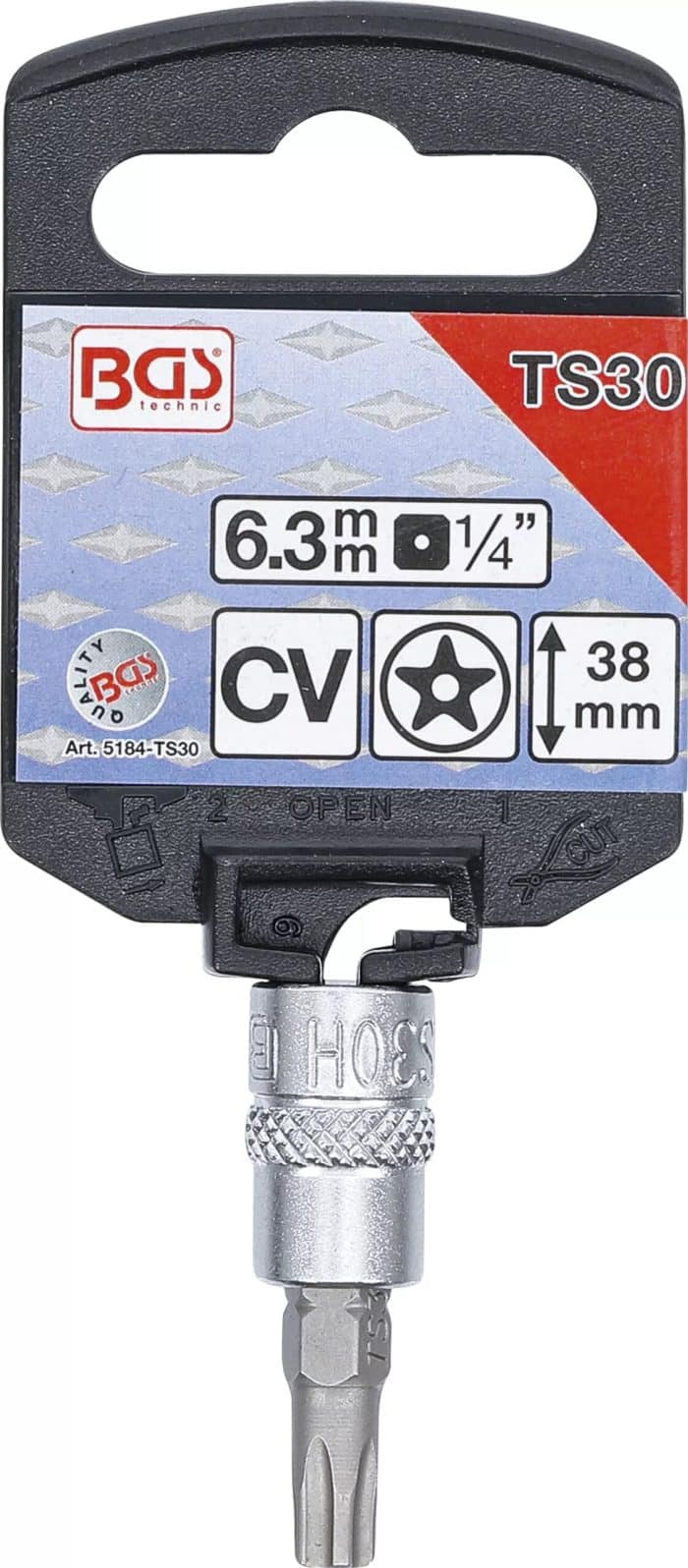 Umetak-za-bit-63-mm-14-TS-profil-za-Torx-Plus-s-provrtom-TS30-9 Umetak za bit | 6,3 mm (1/4") | TS-profil (za Torx Plus) s provrtom TS30 - Slika 2