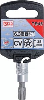 Umetak za bit | 6,3 mm (1/4") | TS-profil (za Torx Plus) s provrtom TS45 - Slika 2