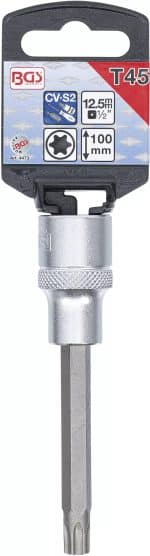 Umetak za bit | duljina 100 mm | 12,5 mm (1/2") | T-profil (za Torx) T45 - Slika 2