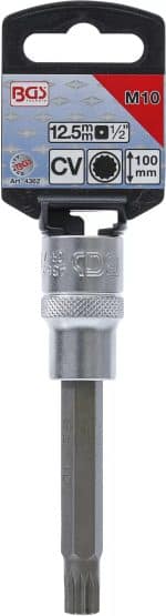 Umetak za bit | duljina 100 mm | 12,5 mm (1/2") | unutarnje ozubljenje (za XZN) M10 - Slika 2