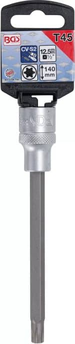 Umetak za bit | duljina 140 mm | 12,5 mm (1/2") | T-profil (za Torx) T45 - Slika 2
