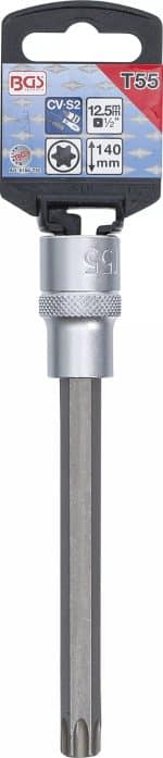 Umetak za bit | duljina 140 mm | 12,5 mm (1/2") | T-profil (za Torx) T55 - Slika 2