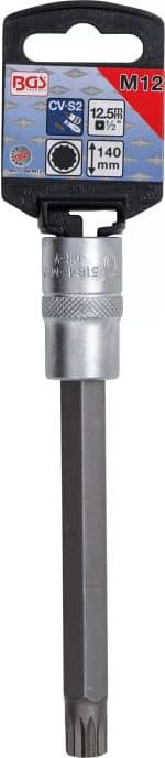 Umetak za bit | duljina 140 mm | 12,5 mm (1/2") | unutarnje ozubljenje (za XZN) M12 - Slika 2
