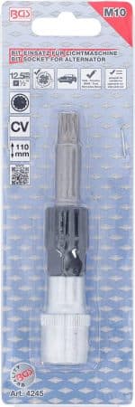 Umetak za bit za alternator | 12,5 mm (1/2") | unutarnje ozubljenje (za XZN) M10 - Slika 3