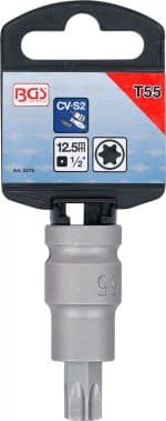 Umetak za teretni bit | duljina 55 mm | 12,5 mm (1/2") | T-profil (za Torx) T55 - Slika 3