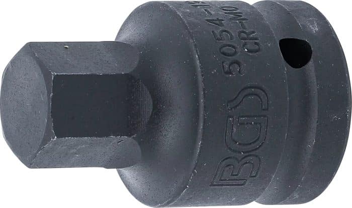 Umetak za teretni bit | duljina 55 mm | 20 mm (3/4") | unutarnji šesterokut 19 mm Umetak za teretni bit | duljina 55 mm | 20 mm (3/4") | unutarnji šesterokut 19 mm