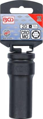 Umetak za teretni utični ključ, šesterokutni, duboki | 20 mm (3/4") | 19 mm - Slika 3