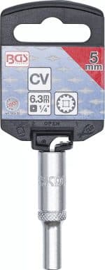 Umetak za utični ključ Gear Lock, duboki | 6,3 mm (1/4") | 5 mm - Slika 3