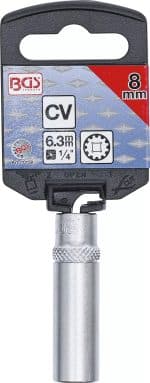 Umetak za utični ključ Gear Lock, duboki | 6,3 mm (1/4") | 8 mm - Slika 3