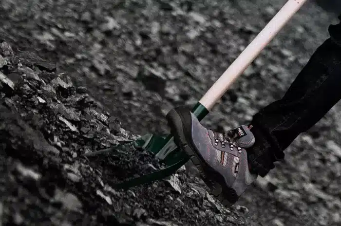 VERTO Karbonska lopata, drvena drška, T-ručka 15G021 - Slika 4