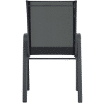 Vrtna stolica metal-tekstilen AM-092 55x75x95cm crna - Slika 7