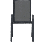 Vrtna stolica metal-tekstilen AM-092 55x75x95cm crna - Slika 10