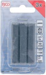Zamjenske čeljusti alata za honanje BGS 1156 | čeljusti 50 mm | K 220 | 3-dijelni - Slika 4