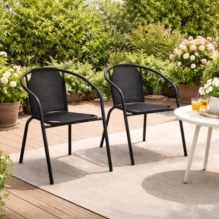 Vrtna stolica metal-tekstilen 53x58x74cm AM-024 - Slika 2