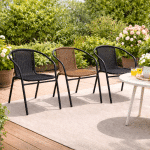 Vrtna stolica metal-ratan 54x61x74cm AM-037 - Slika 2