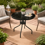 Vrtni stol metalni okrugli 80x70cm AM-072 - Slika 2