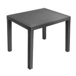 PROGARDEN Stol Poker antracit pravokutni