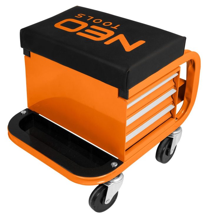 Radna stolica na kotačima s kutijom za alat NEO 11-605 - Slika 2