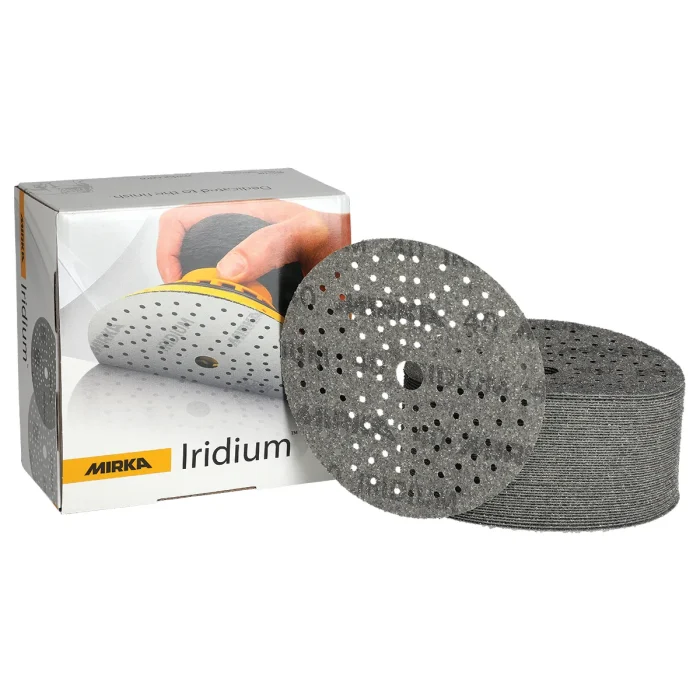 246CH05040-005 IRIDIUM BRUSNI DISK PAPIR 150 MM GRIP, P80-P400, 100/PACK - Slika 2