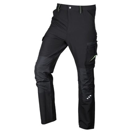 Radne hlače Mix&Match rastezljive, crno-zelene NEO 81-295-1