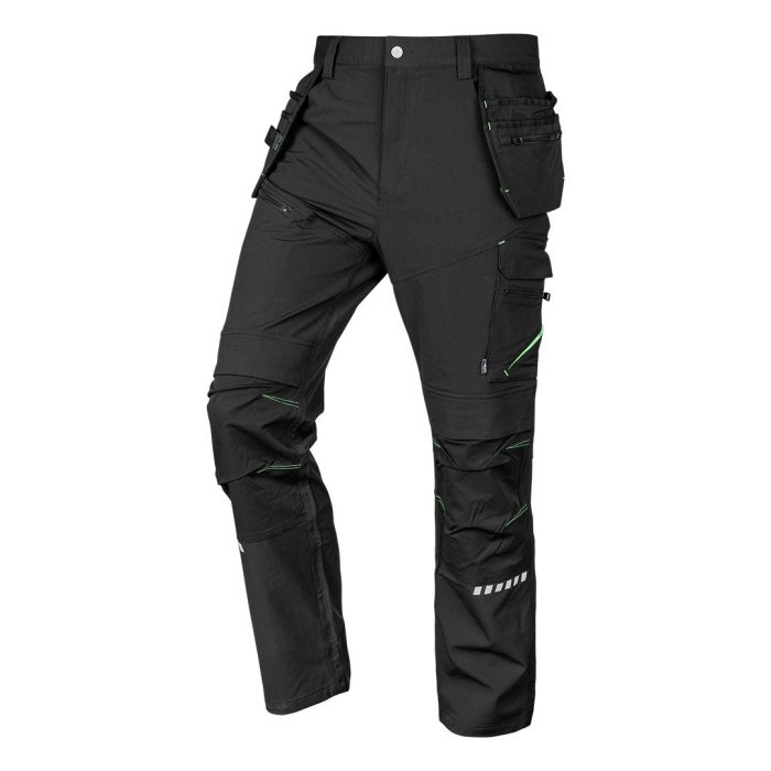 81-296-3-XXL__BNE_TGL_U45 NEO Radne hlače Mix&Match rastezljive s ojačanjima, crne 81-296-3 - Slika 1