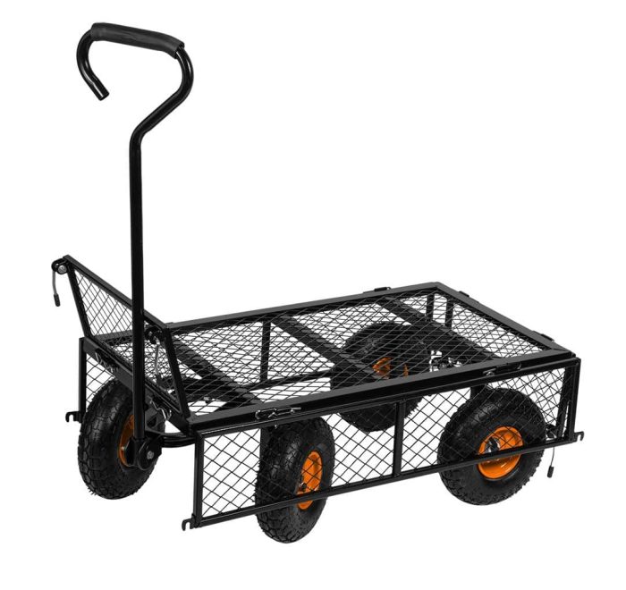 NEO Čelična vrtna kolica nosivosti 300kg 84-406 - Slika 5