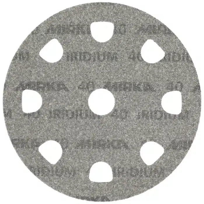 STYRO-Iridium-225mm (1) IRIDIUM BRUSNI DISK PAPIR ZA STIROPOR, STYRO 60 9H, P40-p80, 25/PACK - Slika 1