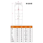 NEO Radne hlače DENIM s 5 džepova, crne 81-233 - Slika 5