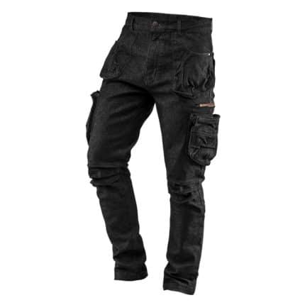 Radne hlače DENIM s 5 džepova, crne 81-233