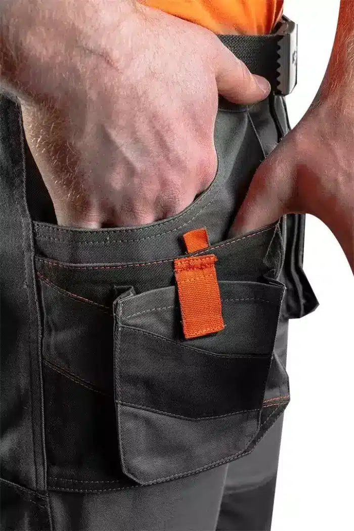 81-325-s__bne_td2_k03_jpg NEO Radne hlače sive, 100% pamuk S-XXXL 81-325 - Slika 6