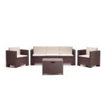 Vrtni set Colorado 3-smeđi