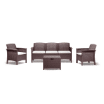 Vrtni set VENEZIA 3-smeđi