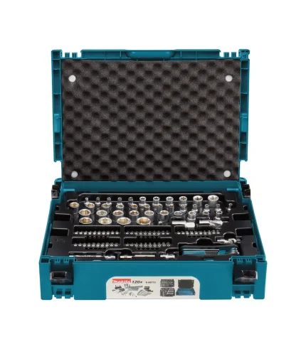 Makita 120-dijelni set nasadnih ključeva i bitova u Makpac koferu E-08713